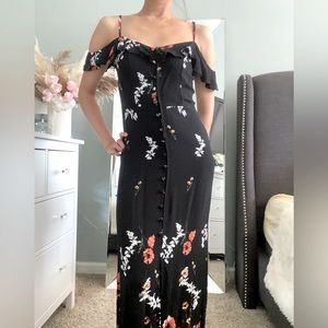 Floral Maxi Dress - Size Small